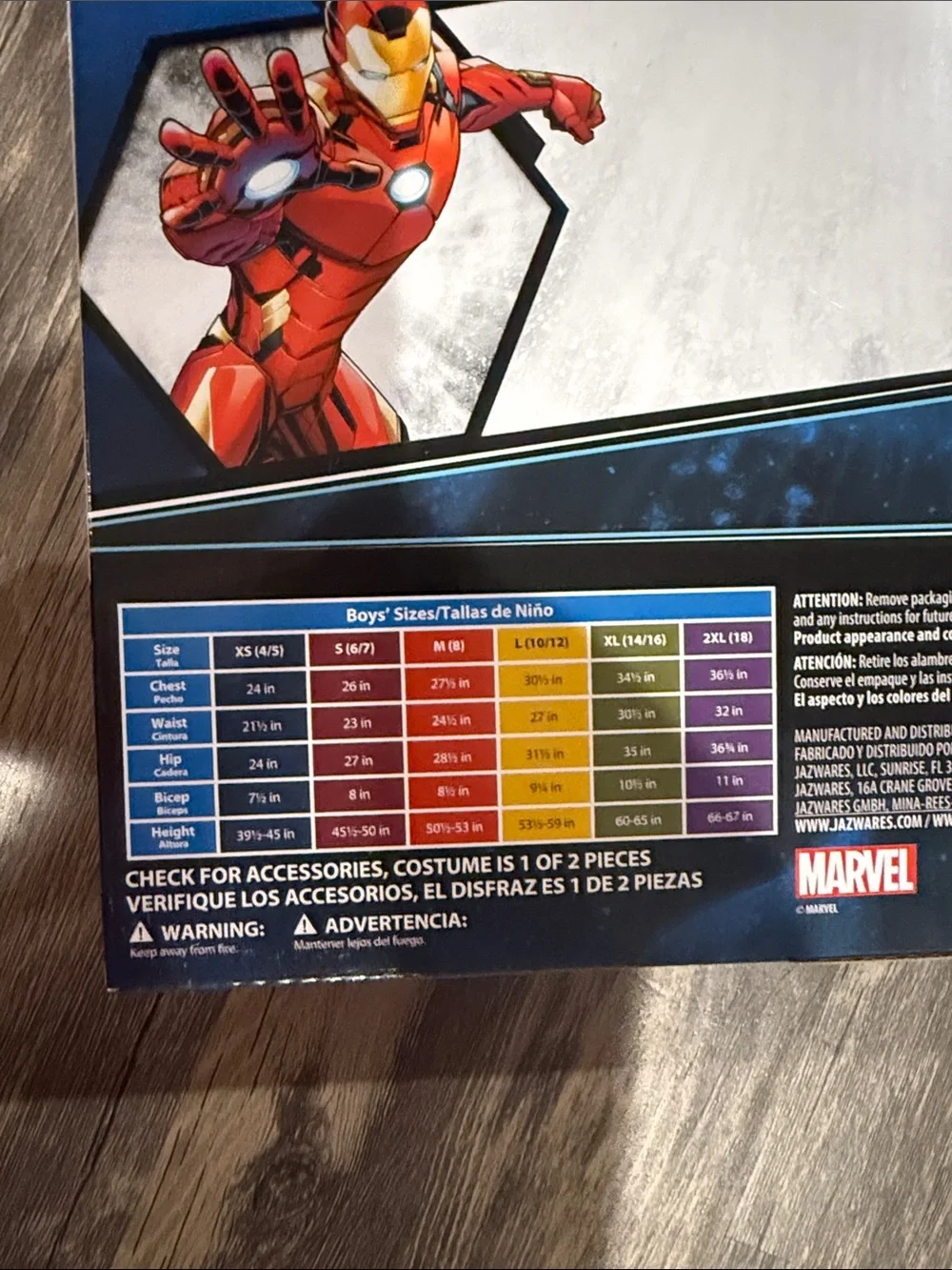 Marvel Avengers Iron Man Halloween Costume
